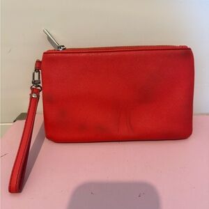 Express Red Wristlet Bag